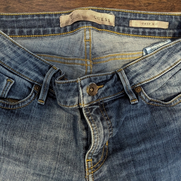 Guess crop mid jeans size 28 - Picture 4 of 4